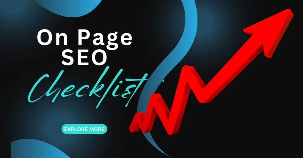 on page SEO Checklist